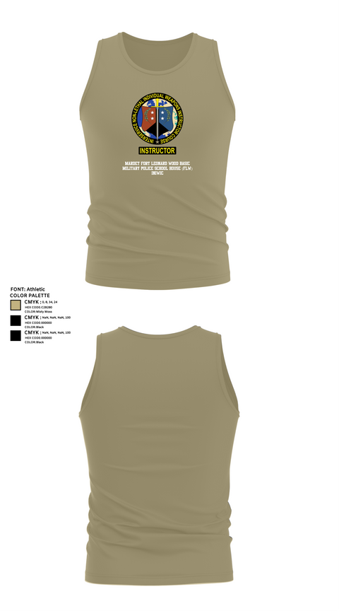 Tank Top, MARDET Fort Leonard Wood Basic Military Police School House (FLW) INIWIC, , Teamtime, Team time, sublimation, custom sports apparel, team uniforms, spirit wear, spiritwear, sports uniforms, custom shirts, team store, custom team store, fundraiser sports, apparel fundraiser