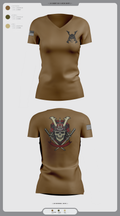 RoNiN 82606858 Women's Short Sleeve V-neck Shirt - 1