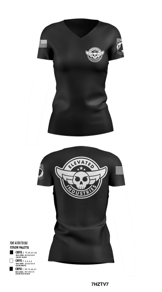 Womens Short Sleeve Vneck Shirt, Elevated Industries, , Teamtime, Team time, sublimation, custom sports apparel, team uniforms, spirit wear, spiritwear, sports uniforms, custom shirts, team store, custom team store, fundraiser sports, apparel fundraiser