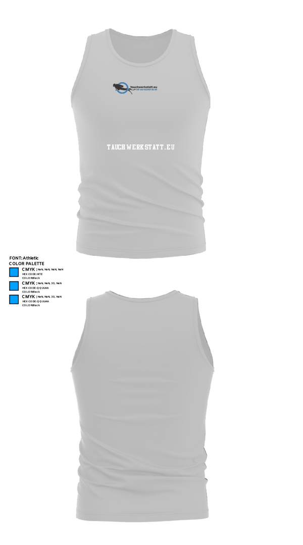 Tank Top, Tauchwerkstatt.eu, , Teamtime, Team time, sublimation, custom sports apparel, team uniforms, spirit wear, spiritwear, sports uniforms, custom shirts, team store, custom team store, fundraiser sports, apparel fundraiser