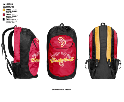 Gear Bag, Willow Glen NJB Basketball, Men's Basketball, Teamtime, Team time, sublimation, custom sports apparel, team uniforms, spirit wear, spiritwear, sports uniforms, custom shirts, team store, custom team store, fundraiser sports, apparel fundraiser