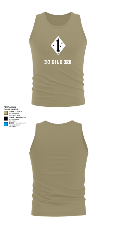 3/7 Kilo 3rd 36158608 Tank Top - 99