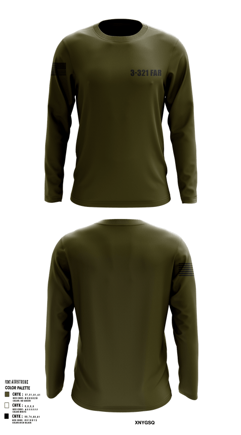 Long Sleeve Performance Shirt, 3-321 FAR, Army, Teamtime, Team time, sublimation, custom sports apparel, team uniforms, spirit wear, spiritwear, sports uniforms, custom shirts, team store, custom team store, fundraiser sports, apparel fundraiser