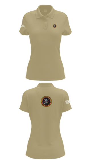 Womens Short Sleeve Performance Polo, Battle Space Surveillance Company, Marines, Teamtime, Team time, sublimation, custom sports apparel, team uniforms, spirit wear, spiritwear, sports uniforms, custom shirts, team store, custom team store, fundraiser sports, apparel fundraiser