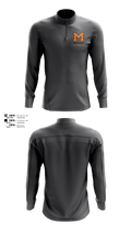 Girls Tennis McDonogh School 72297227 Quarter Zip Jacket - 4