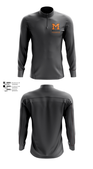 Quarter Zip Jacket, Girls Tennis McDonogh School, Tennis, Teamtime, Team time, sublimation, custom sports apparel, team uniforms, spirit wear, spiritwear, sports uniforms, custom shirts, team store, custom team store, fundraiser sports, apparel fundraiser