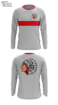 County Line Junior High School Cross Country 49225250 Long Sleeve Performance Shirt - 41