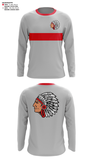 Long Sleeve Performance Shirt, County Line Junior High School Cross Country, Cross Country, Teamtime, Team time, sublimation, custom sports apparel, team uniforms, spirit wear, spiritwear, sports uniforms, custom shirts, team store, custom team store, fundraiser sports, apparel fundraiser