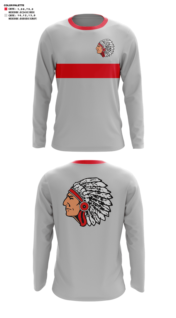 Long Sleeve Performance Shirt, County Line Junior High School Cross Country, Cross Country, Teamtime, Team time, sublimation, custom sports apparel, team uniforms, spirit wear, spiritwear, sports uniforms, custom shirts, team store, custom team store, fundraiser sports, apparel fundraiser