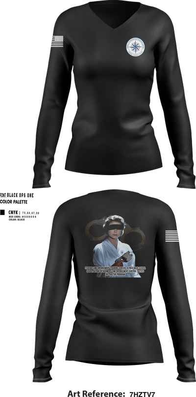 undefined Women's Long Sleeve V-neck Shirt - 30