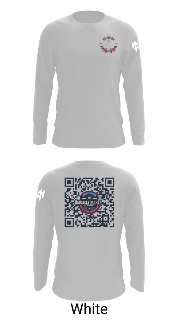 Long Sleeve Performance Shirt, Muscle Maker Academy, , Teamtime, Team time, sublimation, custom sports apparel, team uniforms, spirit wear, spiritwear, sports uniforms, custom shirts, team store, custom team store, fundraiser sports, apparel fundraiser