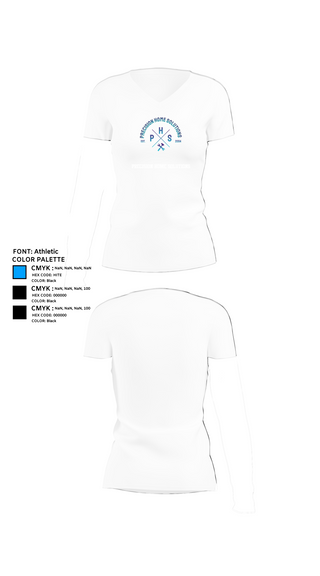 Womens Short Sleeve Vneck Shirt, Precision home solutions, , Teamtime, Team time, sublimation, custom sports apparel, team uniforms, spirit wear, spiritwear, sports uniforms, custom shirts, team store, custom team store, fundraiser sports, apparel fundraiser