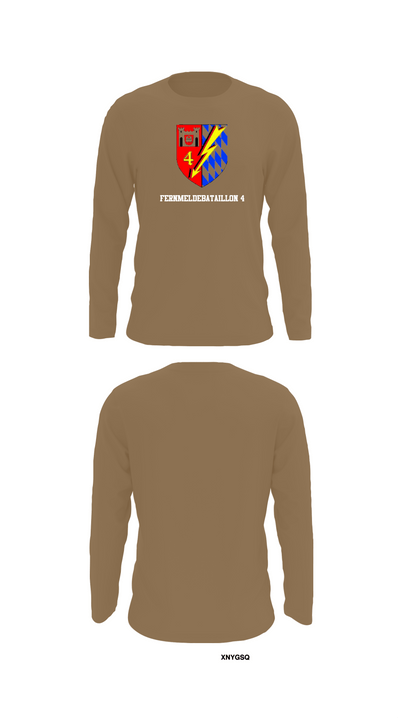 Fernmeldebataillon 4 95457693 Long Sleeve Performance Shirt 12