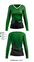West Monona High School 92867365 Women's Long Sleeve V-neck Shirt - 1