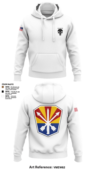 Hoodie, HHC 153 CSSB, National Guard, Teamtime, Team time, sublimation, custom sports apparel, team uniforms, spirit wear, spiritwear, sports uniforms, custom shirts, team store, custom team store, fundraiser sports, apparel fundraiser