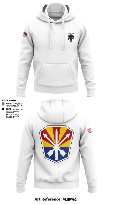 Hoodie, HHC 153 CSSB, National Guard, Teamtime, Team time, sublimation, custom sports apparel, team uniforms, spirit wear, spiritwear, sports uniforms, custom shirts, team store, custom team store, fundraiser sports, apparel fundraiser