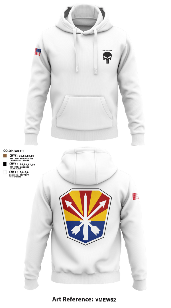 Hoodie, HHC 153 CSSB, National Guard, Teamtime, Team time, sublimation, custom sports apparel, team uniforms, spirit wear, spiritwear, sports uniforms, custom shirts, team store, custom team store, fundraiser sports, apparel fundraiser