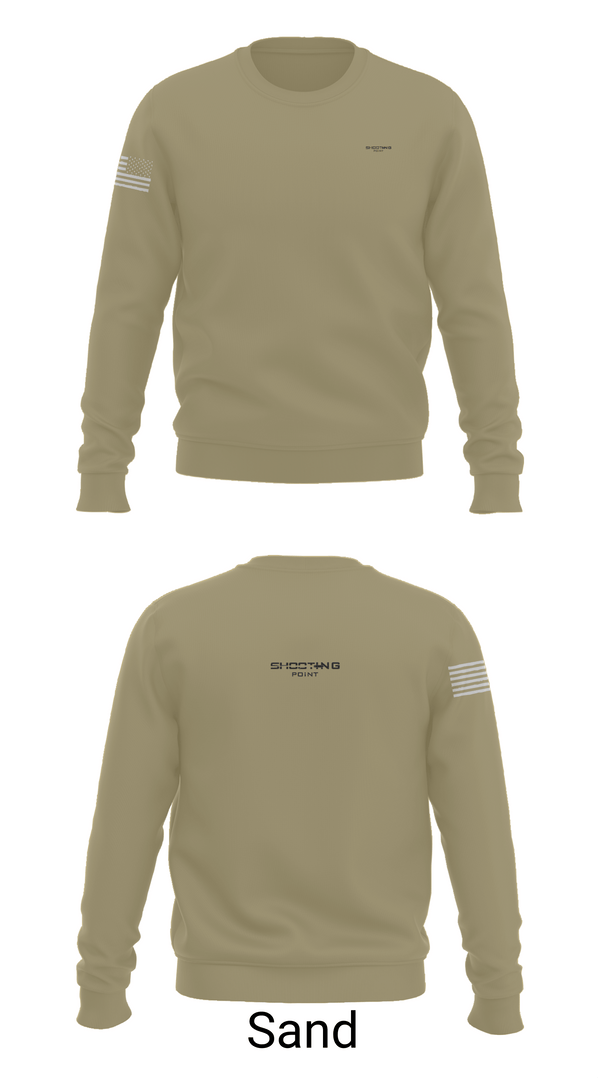 Crew Neck Sweatshirt, Shootingpoint, Army, Teamtime, Team time, sublimation, custom sports apparel, team uniforms, spirit wear, spiritwear, sports uniforms, custom shirts, team store, custom team store, fundraiser sports, apparel fundraiser