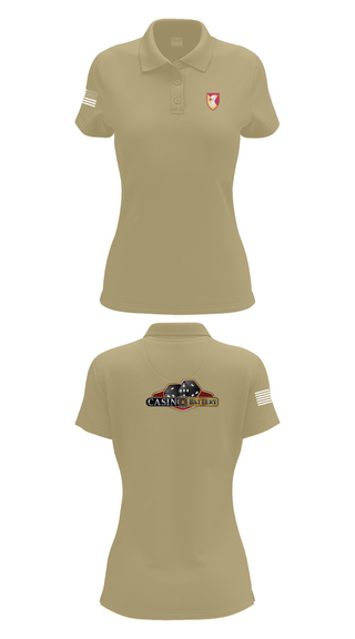 Womens Short Sleeve Performance Polo, Charlie Battery, 1st Battalion 1st Air Defense Artillery Regiment, , Teamtime, Team time, sublimation, custom sports apparel, team uniforms, spirit wear, spiritwear, sports uniforms, custom shirts, team store, custom team store, fundraiser sports, apparel fundraiser