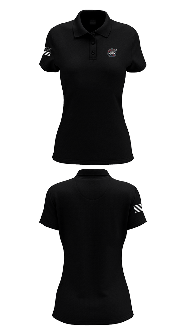 Womens Short Sleeve Performance Polo, MPAC 360° Wrestling, Wrestling, Teamtime, Team time, sublimation, custom sports apparel, team uniforms, spirit wear, spiritwear, sports uniforms, custom shirts, team store, custom team store, fundraiser sports, apparel fundraiser
