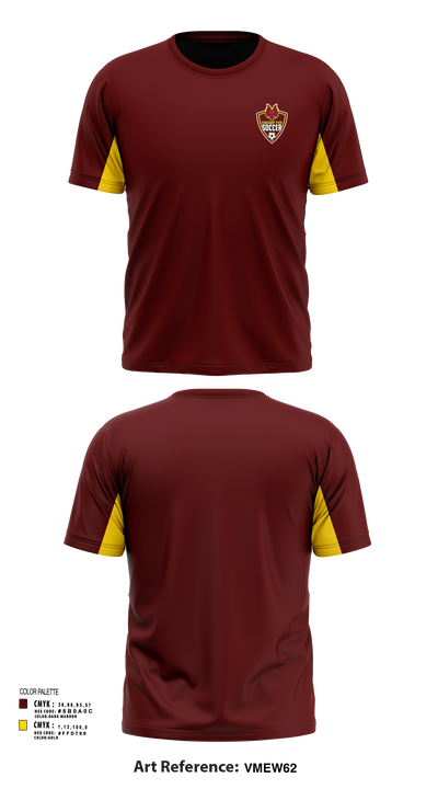 Marion High School Soccer 2860399 Short Sleeve Performance Shirt - 146
