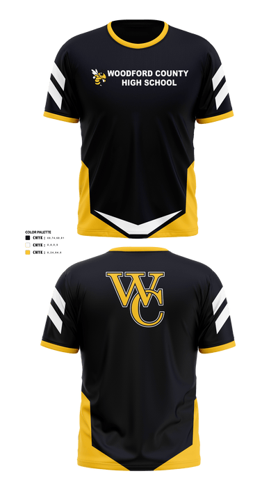 Woodford County High School Golf 78348992 Short Sleeve Performance Shirt - 40