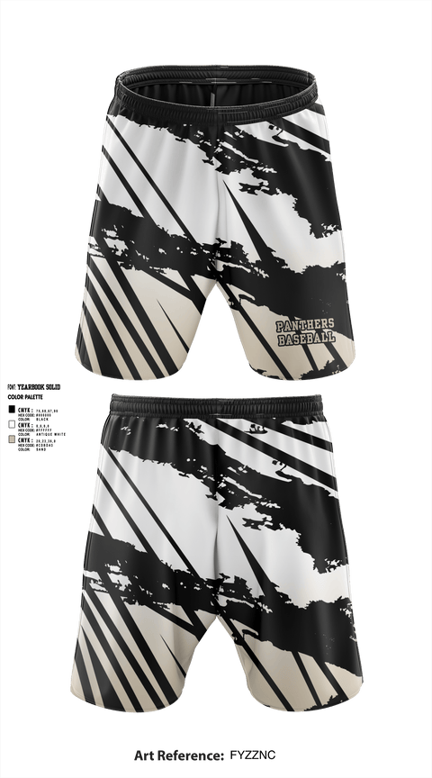 Athletic Shorts With Pockets, Panthers, Baseball, Teamtime, Team time, sublimation, custom sports apparel, team uniforms, spirit wear, spiritwear, sports uniforms, custom shirts, team store, custom team store, fundraiser sports, apparel fundraiser