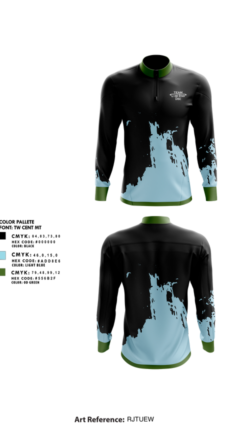 Quarter Zip Jacket, Lone Star Disc, Golf, Teamtime, Team time, sublimation, custom sports apparel, team uniforms, spirit wear, spiritwear, sports uniforms, custom shirts, team store, custom team store, fundraiser sports, apparel fundraiser