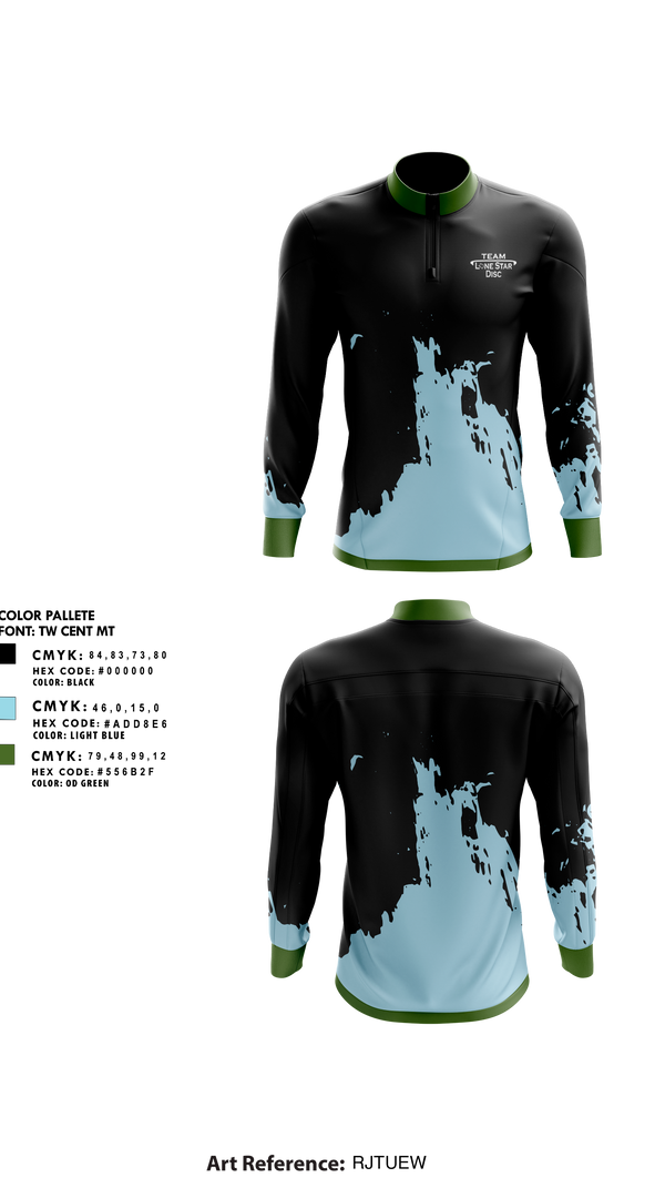 Quarter Zip Jacket, Lone Star Disc, Golf, Teamtime, Team time, sublimation, custom sports apparel, team uniforms, spirit wear, spiritwear, sports uniforms, custom shirts, team store, custom team store, fundraiser sports, apparel fundraiser
