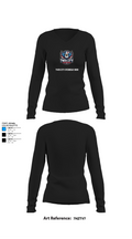Twin City Overhead Door 66007785 Women's Long Sleeve V-neck Shirt - 34