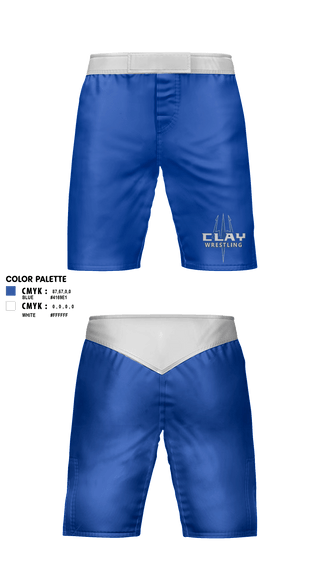 Fight Shorts, Clay High School Wrestling, Wrestling, Teamtime, Team time, sublimation, custom sports apparel, team uniforms, spirit wear, spiritwear, sports uniforms, custom shirts, team store, custom team store, fundraiser sports, apparel fundraiser