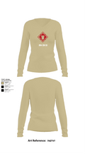 264 EN CO 72405798 Women's Long Sleeve V-neck Shirt - 82