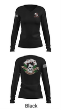 418 MLC 48598349 Women's Long Sleeve V-neck Shirt - 37