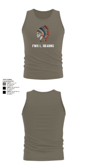 Tank Top, FMS 1, OKARNG, , Teamtime, Team time, sublimation, custom sports apparel, team uniforms, spirit wear, spiritwear, sports uniforms, custom shirts, team store, custom team store, fundraiser sports, apparel fundraiser