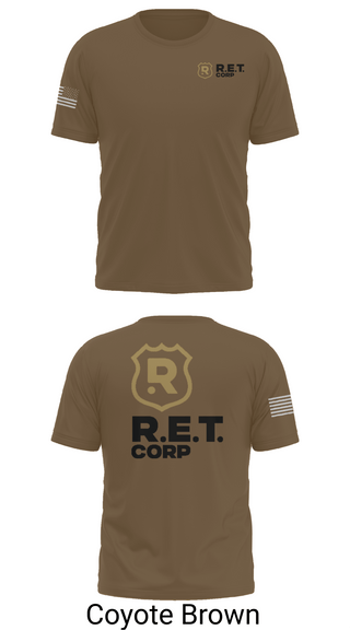 Short Sleeve Performance Shirt, RET CORP, Police, Teamtime, Team time, sublimation, custom sports apparel, team uniforms, spirit wear, spiritwear, sports uniforms, custom shirts, team store, custom team store, fundraiser sports, apparel fundraiser
