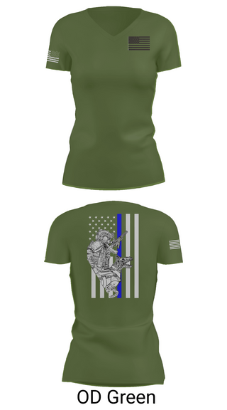 Womens Short Sleeve Vneck Shirt, 904th MP Det Military Working Dog, Army, Teamtime, Team time, sublimation, custom sports apparel, team uniforms, spirit wear, spiritwear, sports uniforms, custom shirts, team store, custom team store, fundraiser sports, apparel fundraiser
