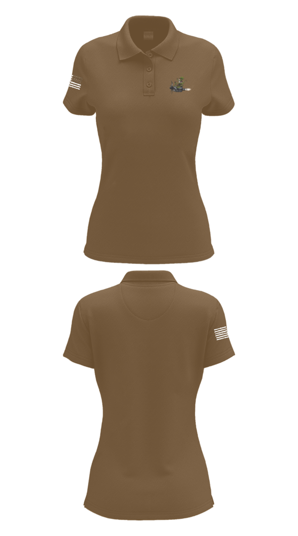 Women's Short Sleeve Performance Polo, 109 Airlift Wing, Air Force, Teamtime, Team time, sublimation, custom sports apparel, team uniforms, spirit wear, spiritwear, sports uniforms, custom shirts, team store, custom team store, fundraiser sports, apparel fundraiser