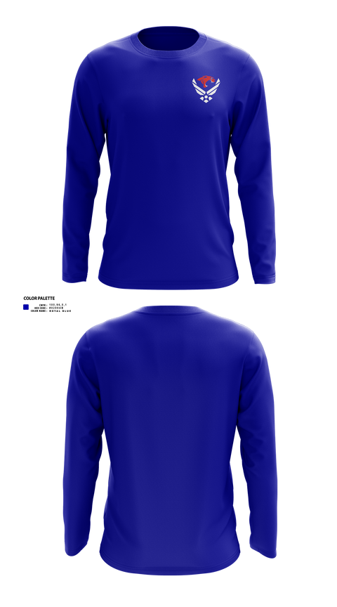 Long Sleeve Performance Shirt, TX-794, Air Force, Teamtime, Team time, sublimation, custom sports apparel, team uniforms, spirit wear, spiritwear, sports uniforms, custom shirts, team store, custom team store, fundraiser sports, apparel fundraiser