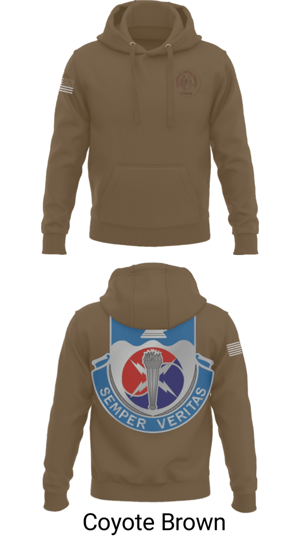 Hoodie, 312TH MI BN, CHARLIE DETACHMENT, Army, Teamtime, Team time, sublimation, custom sports apparel, team uniforms, spirit wear, spiritwear, sports uniforms, custom shirts, team store, custom team store, fundraiser sports, apparel fundraiser