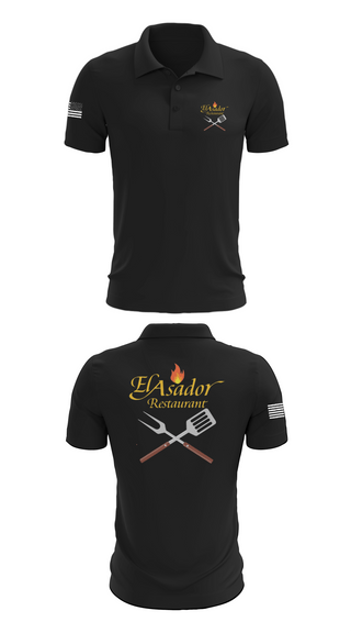 Short Sleeve Performance Polo, El Asador Restaurant, , Teamtime, Team time, sublimation, custom sports apparel, team uniforms, spirit wear, spiritwear, sports uniforms, custom shirts, team store, custom team store, fundraiser sports, apparel fundraiser