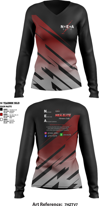 Womens Long Sleeve Vneck Shirt 1, , Track & Field, Teamtime, Team time, sublimation, custom sports apparel, team uniforms, spirit wear, spiritwear, sports uniforms, custom shirts, team store, custom team store, fundraiser sports, apparel fundraiser