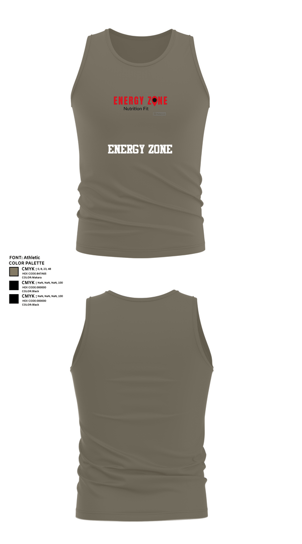 Tank Top, Energy Zone, , Teamtime, Team time, sublimation, custom sports apparel, team uniforms, spirit wear, spiritwear, sports uniforms, custom shirts, team store, custom team store, fundraiser sports, apparel fundraiser