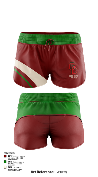 Track Shorts, Glen Cove Big Red, Track & Field, Teamtime, Team time, sublimation, custom sports apparel, team uniforms, spirit wear, spiritwear, sports uniforms, custom shirts, team store, custom team store, fundraiser sports, apparel fundraiser