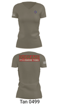 1st Marine Regiment 32808075 Women's Short Sleeve V-neck Shirt - 49