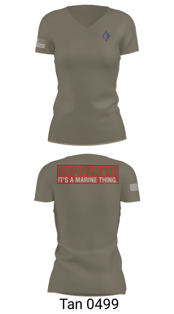 Women's Short Sleeve Vneck Shirt, 1st Marine Regiment, Marines, Teamtime, Team time, sublimation, custom sports apparel, team uniforms, spirit wear, spiritwear, sports uniforms, custom shirts, team store, custom team store, fundraiser sports, apparel fundraiser