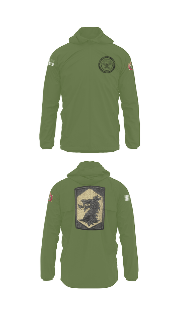 Windbreaker, 445 Chemical Company, National Guard, Teamtime, Team time, sublimation, custom sports apparel, team uniforms, spirit wear, spiritwear, sports uniforms, custom shirts, team store, custom team store, fundraiser sports, apparel fundraiser