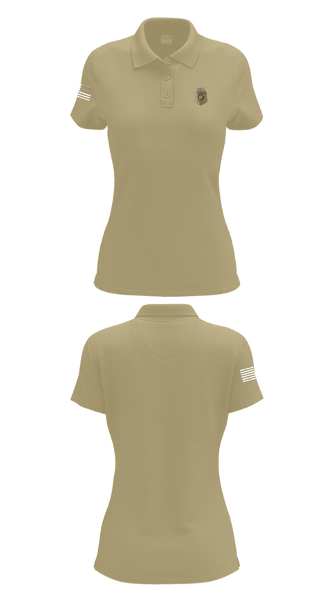 Women's Short Sleeve Performance Polo, Colbert PD, Police, Teamtime, Team time, sublimation, custom sports apparel, team uniforms, spirit wear, spiritwear, sports uniforms, custom shirts, team store, custom team store, fundraiser sports, apparel fundraiser