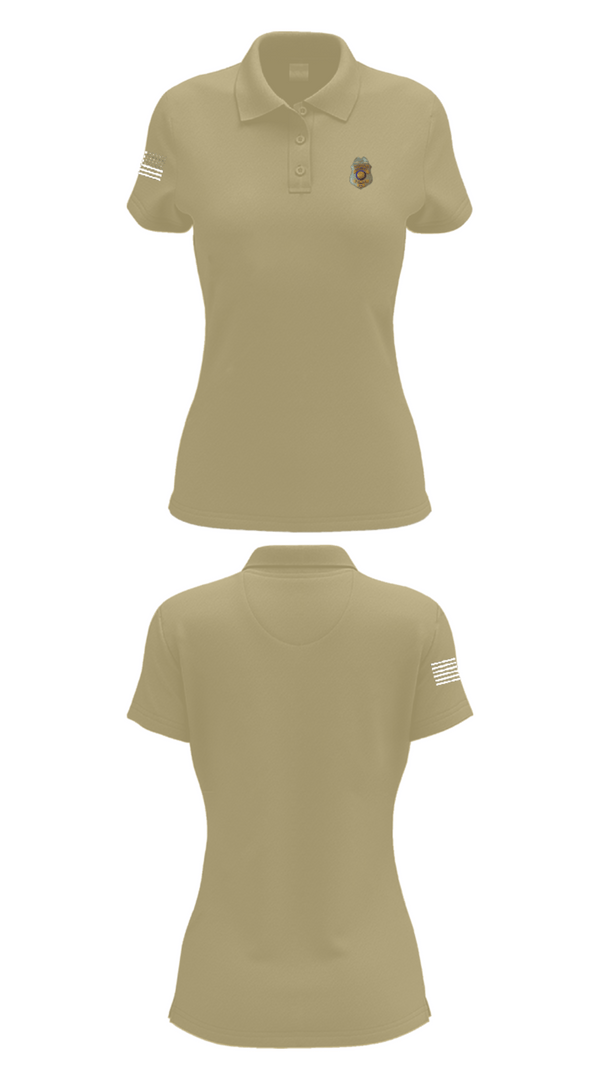 Women's Short Sleeve Performance Polo, Colbert PD, Police, Teamtime, Team time, sublimation, custom sports apparel, team uniforms, spirit wear, spiritwear, sports uniforms, custom shirts, team store, custom team store, fundraiser sports, apparel fundraiser