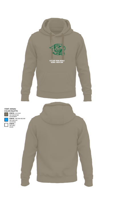 Wayland Union Middle School Wrestling 74603819 Hoodie - 28