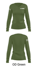 1-38th 12300070 Women's Long Sleeve V-neck Shirt - 57